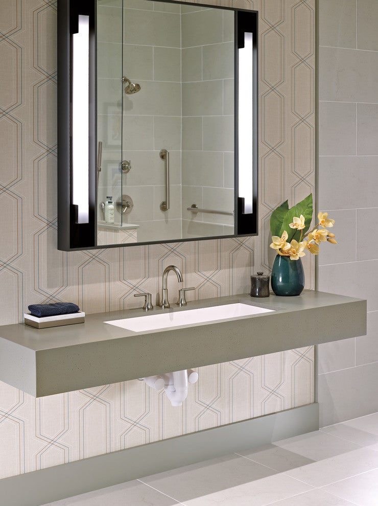 Delta Trinsic Two Handle Widespread Bathroom Faucet, Chrome, 3559-MPU-DST