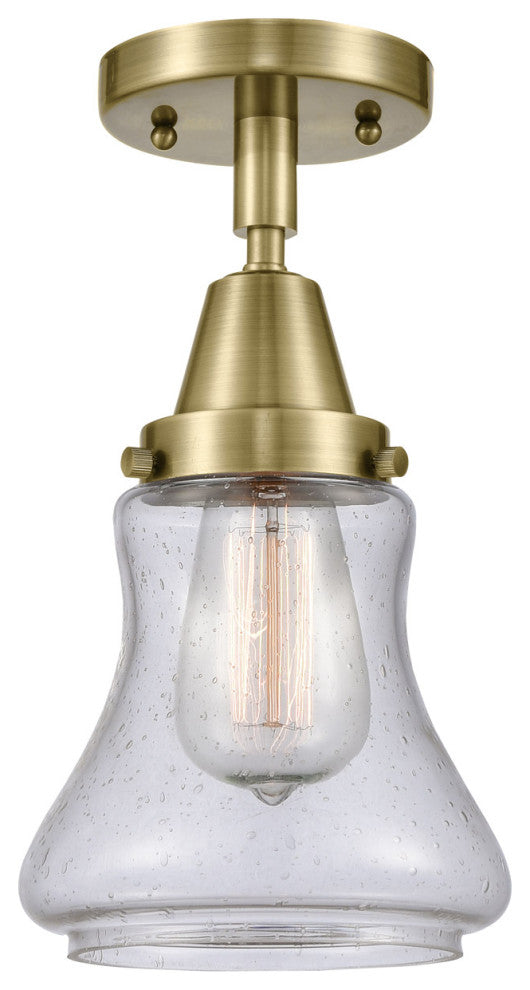 Innovations Lighting 447-1C-AB-G194 Bellmont 1 Light 6.25" Flush Mount