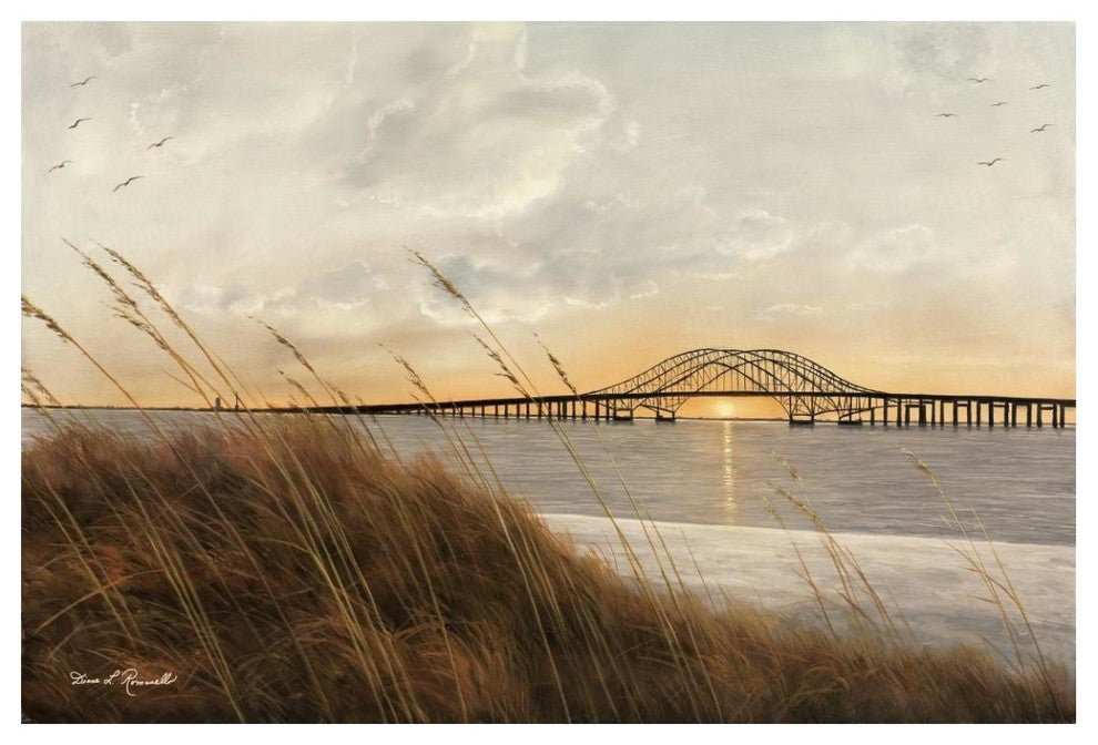 "View of Captree Bridge" Digital Paper Print by Diane Romanello, 50"x34"
