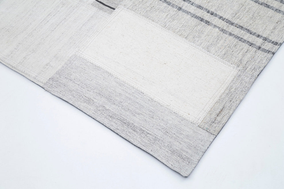 Rug N Carpet - Handmade Oriental 6' 9'' x 10' 0'' Rustic Patchwork Kilim Rug