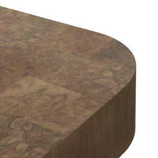Blanco Coffee Table-Warm Umber Burl