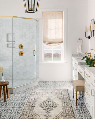Teagan TEA-02 Area Rug, Oatmeal/Ivory, 2'8"x10'6"