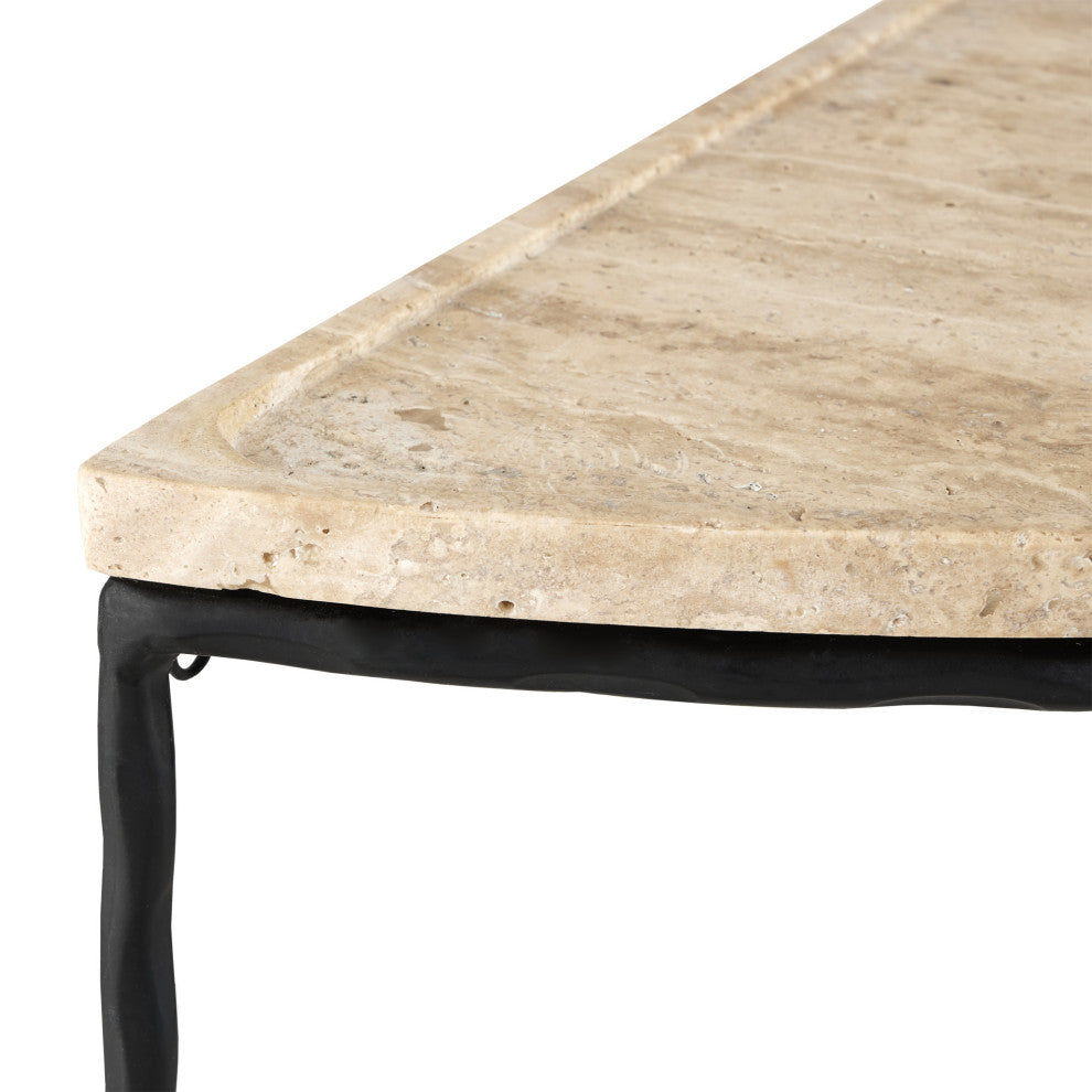 Boyles Travertine Demi-Lune