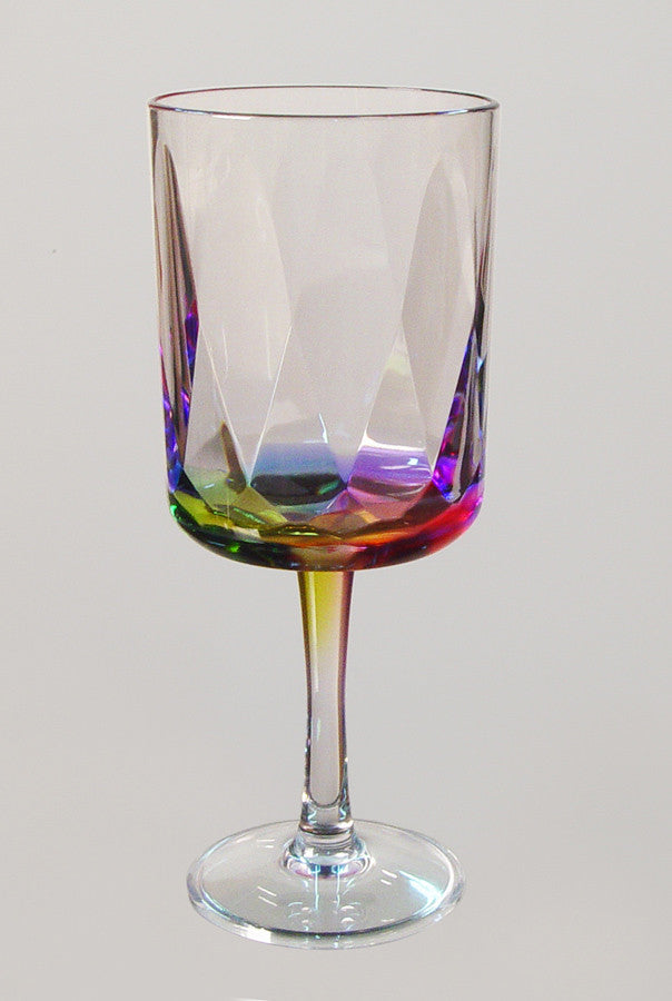 Rainbow Wine Glass, Set Of 4