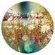 Chamomile Flowers In Summer Garden, Landscape Round Metal Wall Art, 23"