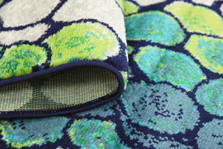 Unique Loom Light Green Metro Pebbles Area Rug, 5'x8"