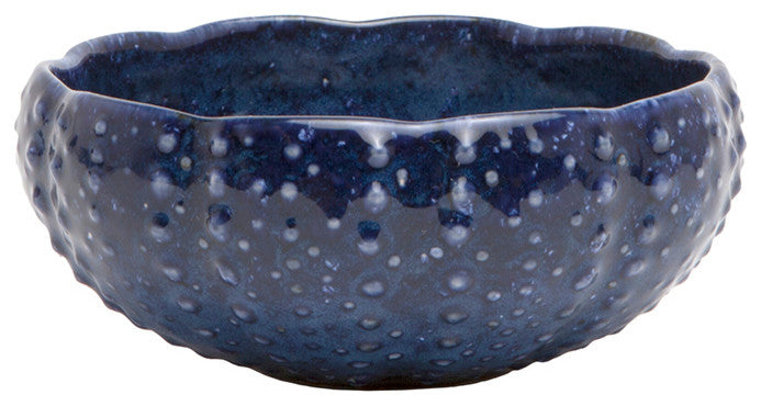 Isla Indigo Stoneware Pasta/Soup Bowls, Set of 4