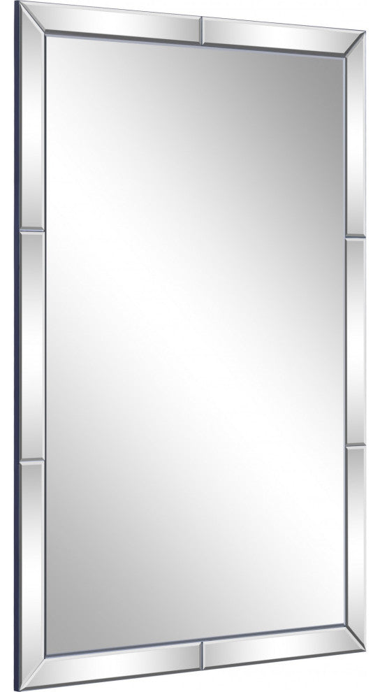 Beveled Glass Wall Mirror