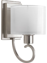 Progress Lighting Medium Wall Bracket, Brushed Nickel