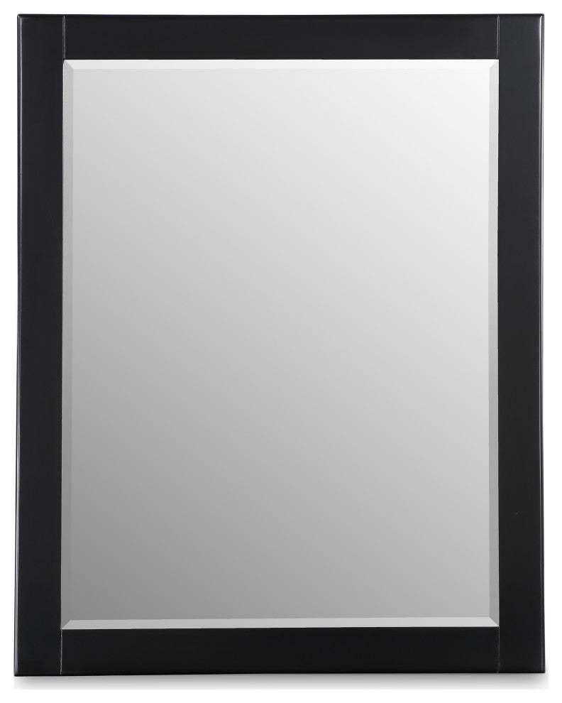 Maxine Mirror, Rich Black Finish