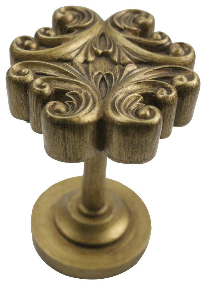 Acanthus Medallion Drapery Holdback, Renaissance Gold