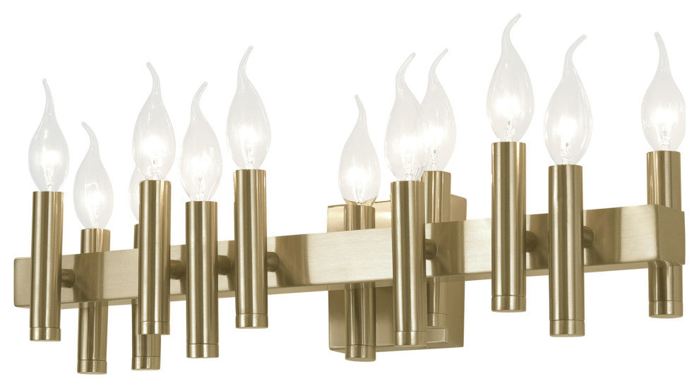 .-     Collette 12-Lt Bath - Brushed Brass