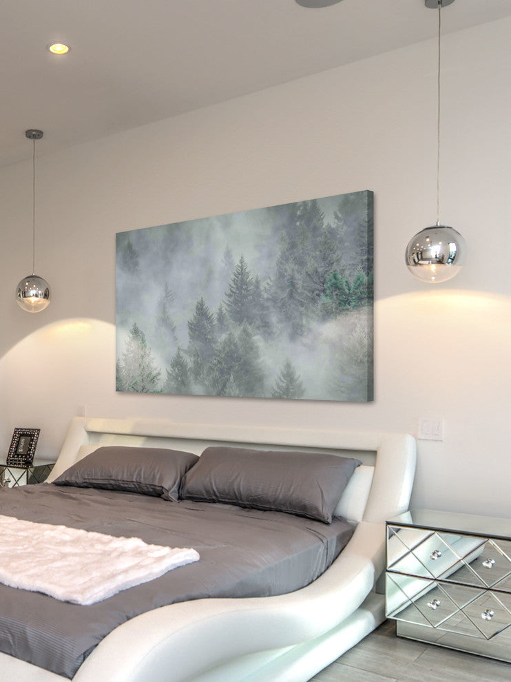 "Misty Mood" Painting Print on Canvas