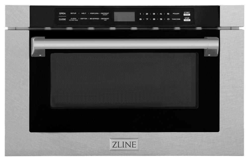 24" Built-in Microwave Drawer in Fingerprint Resistant  Stainless Steel