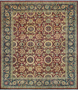 Vegetable-dyed Pak-Persian Ebeki Eggplant/Black Rug, 8'2x9'7