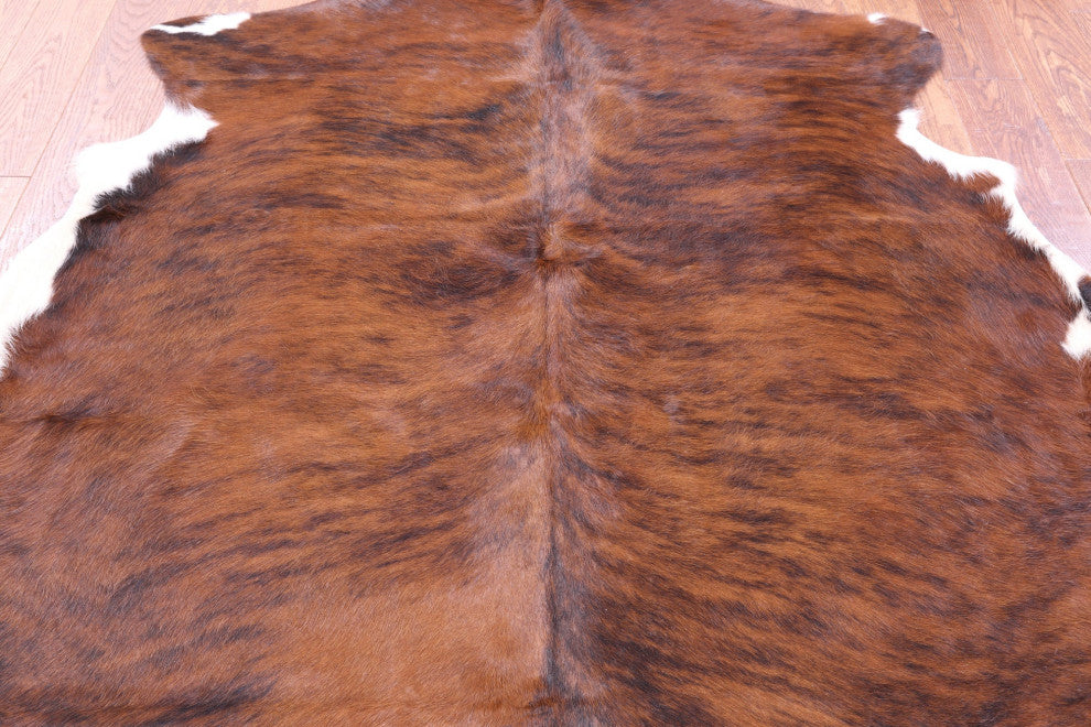 Brindle Natural Cowhide Rug 6' 0" X 5' 11" C2035