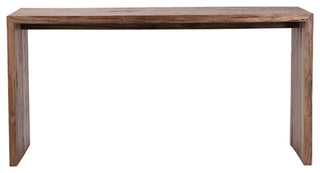 Modern Teak Waterfall Table Desk