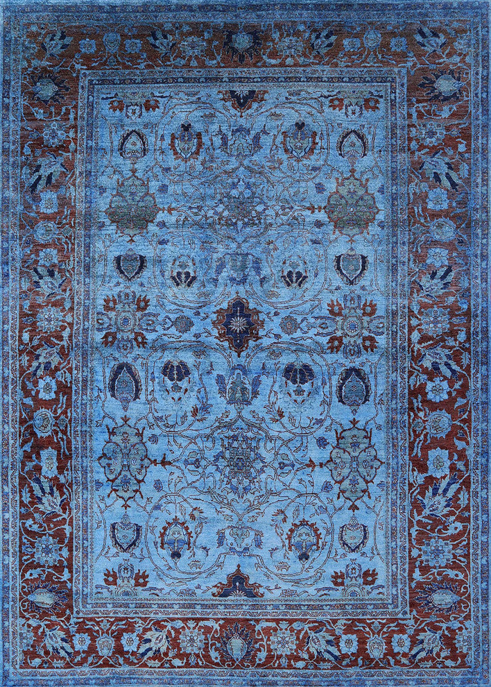 Ahgly Company Indoor Rectangle Mid-Century Modern Area Rugs, 7' x 9'