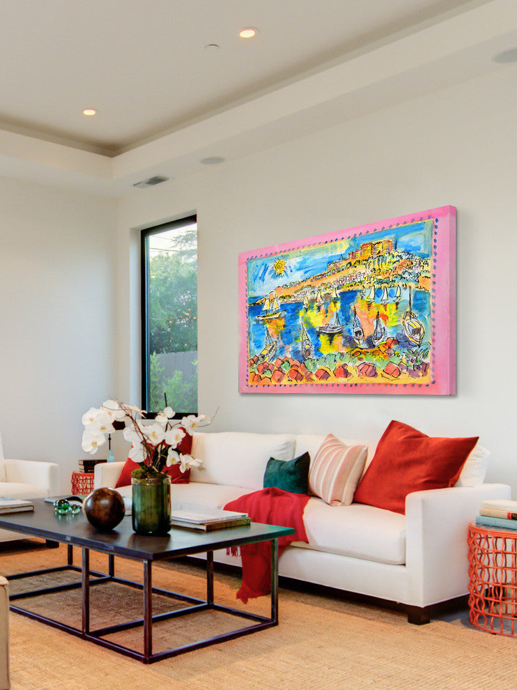 "Rhodes Greece" Print on Canvas by Wayne Ensrud