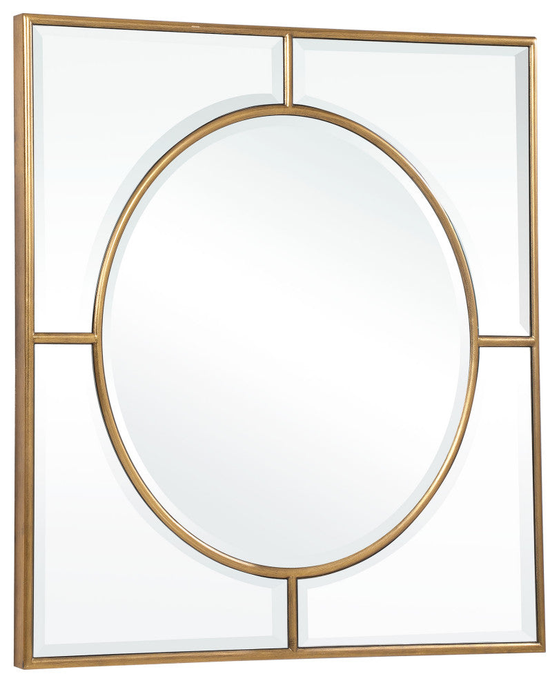 Uttermost Stanford Gold Square Mirror