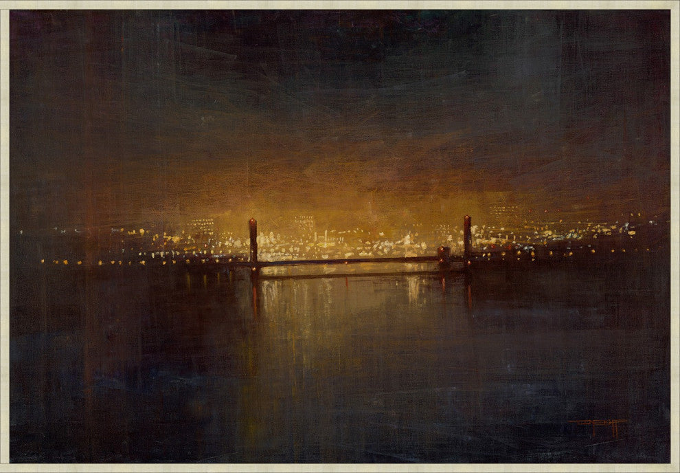 Distant Lights, Giclee Reproduction Artwork