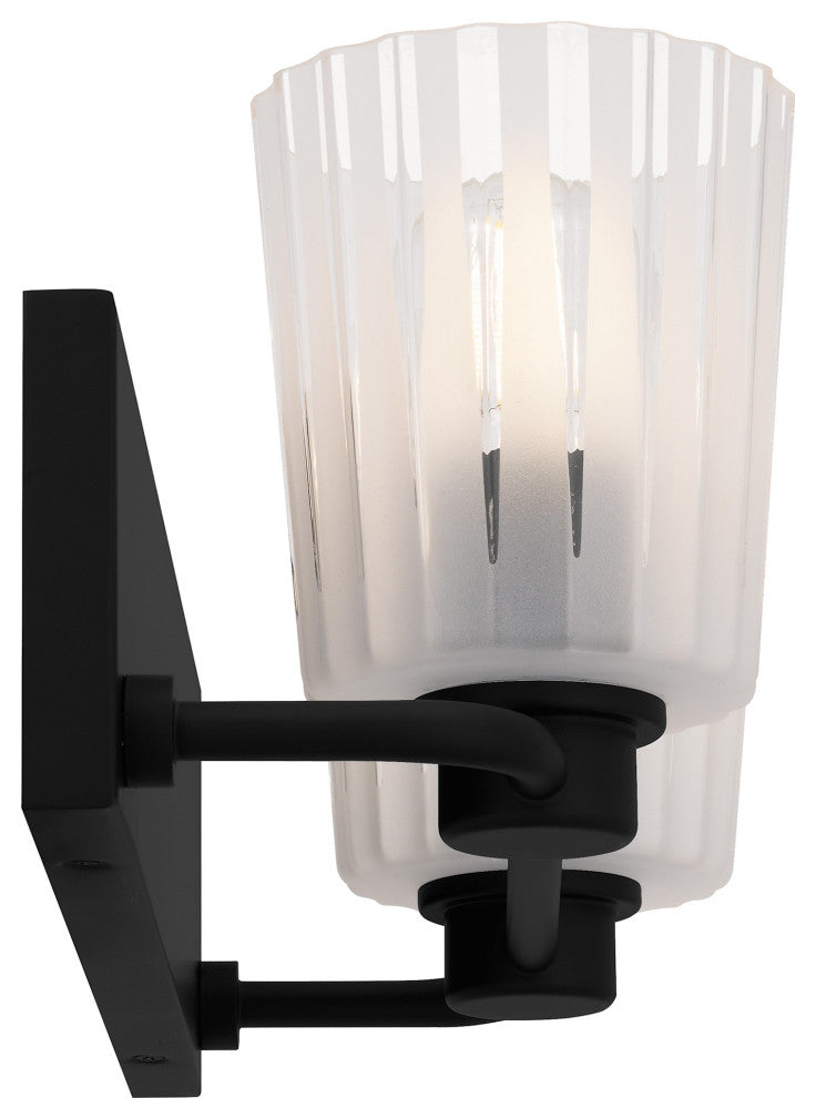 Quoizel RAY8616 Gray 2 Light 16"W Vanity Light - Matte Black