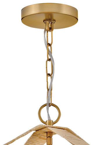 Lark Sammi Large Pendant, Lacquered Brass