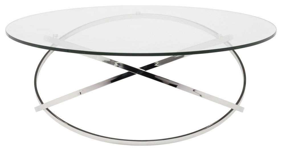 Corel Silver Metal Coffee Table