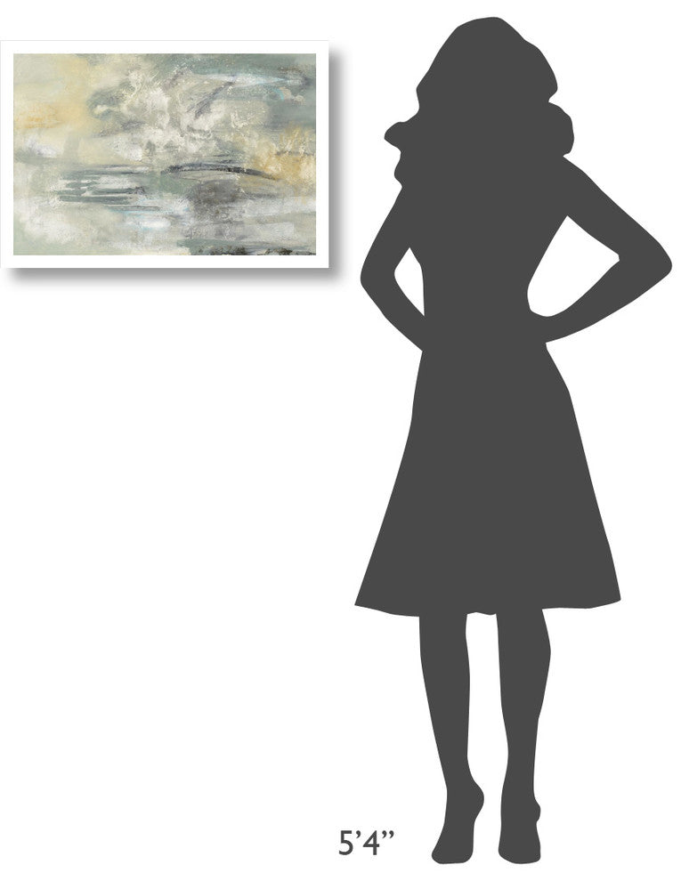 "Looking at the Mist" Digital Paper Print by Silvia Vassileva, 26"x18"