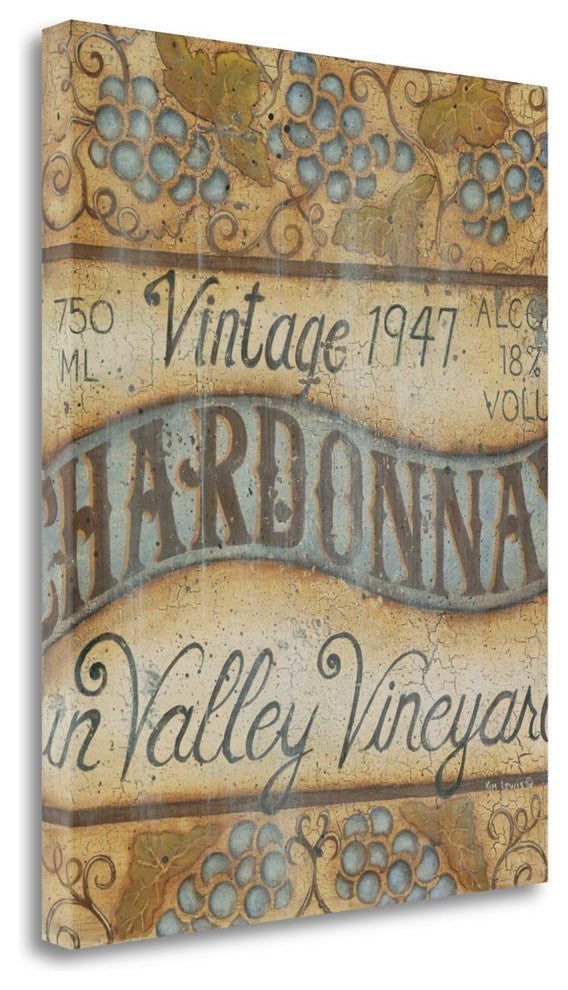 "Valley VIneyard I" By Kim Lewis, Giclee Print on Gallery Wrap Canvas
