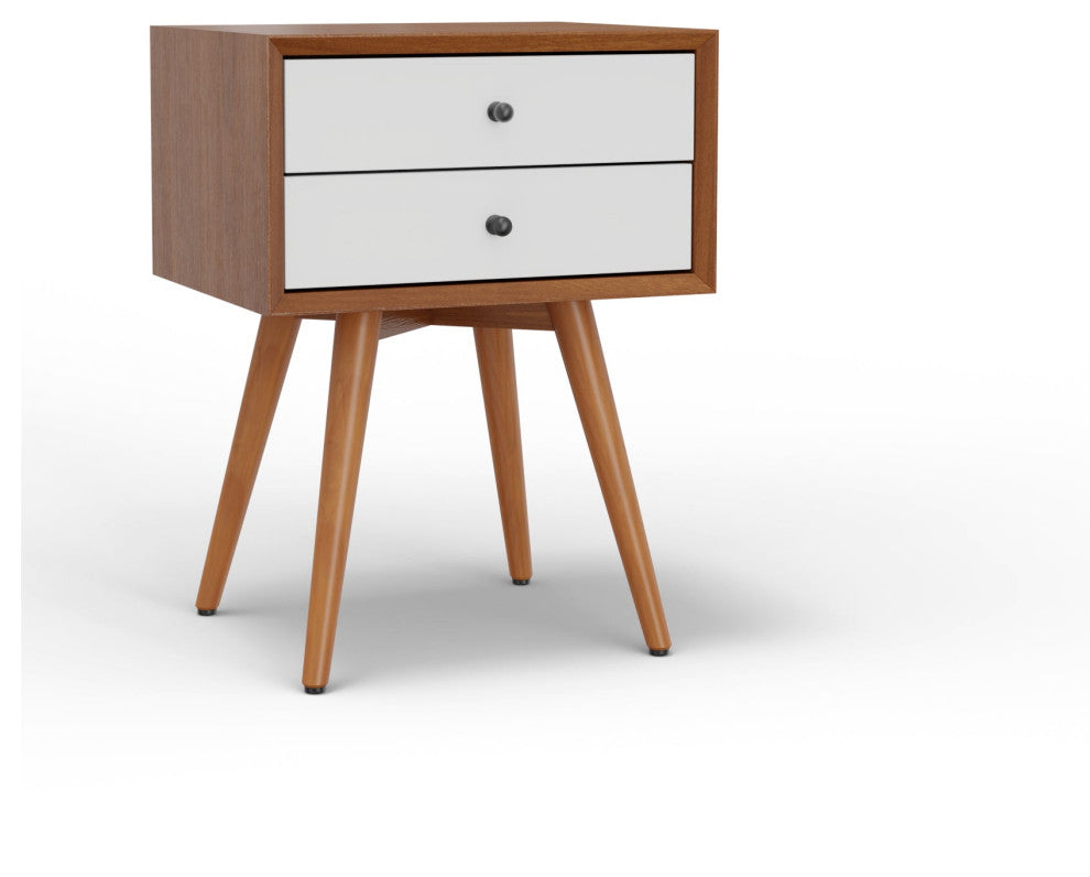 Flynn Small Nightstand, Acorn, Two-Tone