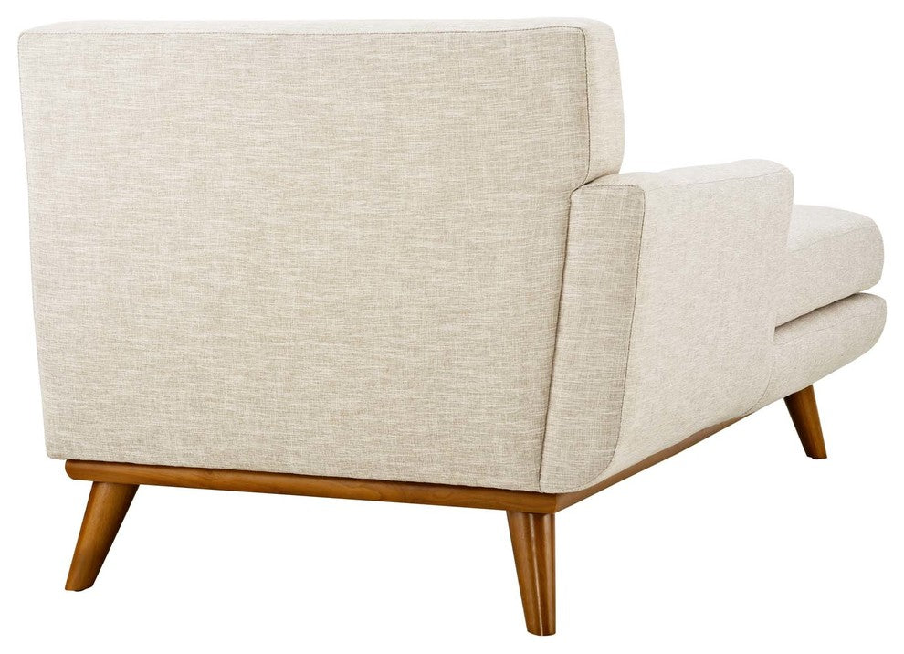 Modway Engage LeUpholstered Chaise, Beige