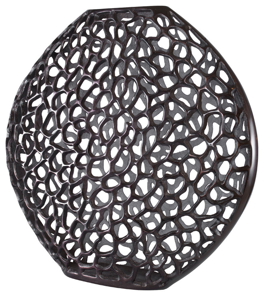 Uttermost 18011 Web Dark Bronze Vase