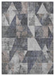 Machine Washable Indoor/Outdoor Chantille ACN1888 Gray 8' x 10' Rug