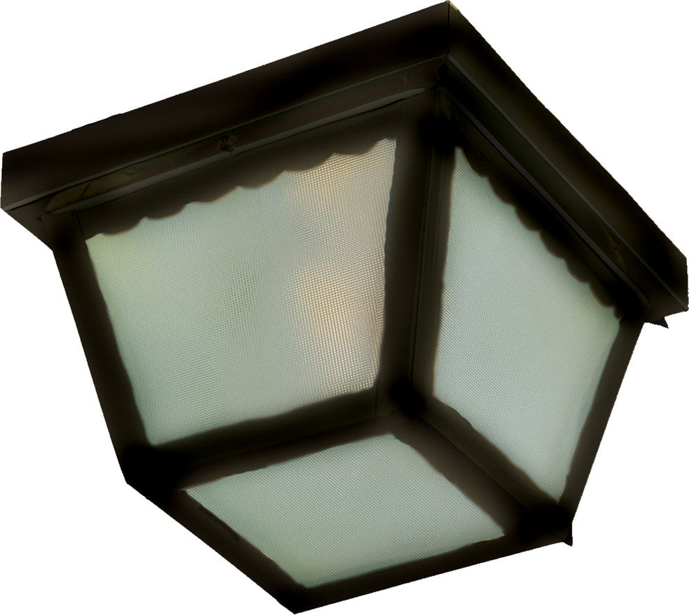 Maxim 6204 Essentials 9" 2 Light Outdoor Ceiling Light - Black