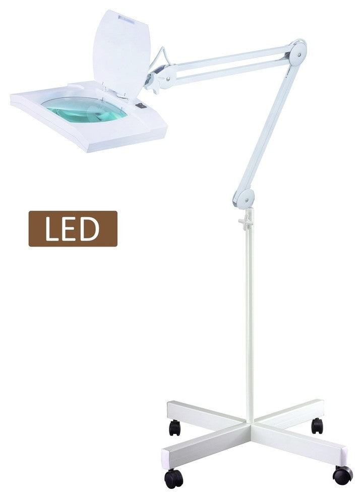 60" Multi-Function Full Spectrum LED Magnifying Floor Lamp