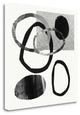 "Bw Zen III" By Linda Woods, Giclee Print on Gallery Wrap Canvas, Ready to Hang