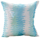 Blue Decorative Pillow Covers 18"x18" Silk, Frozen