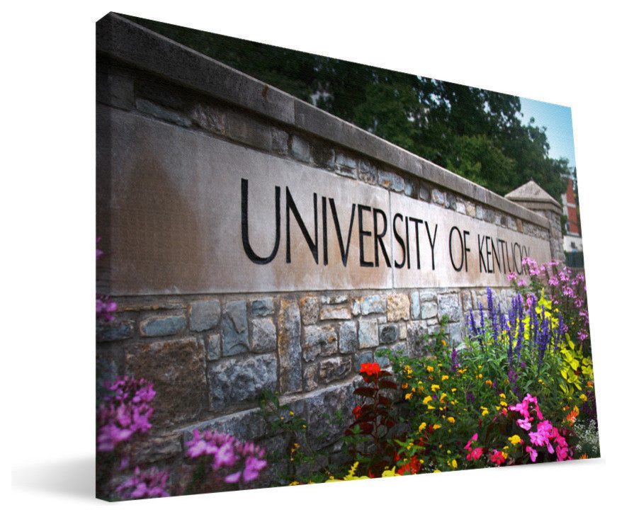 University of Kentucky Wildcats Entry Sign Canvas Print, 16"x24"