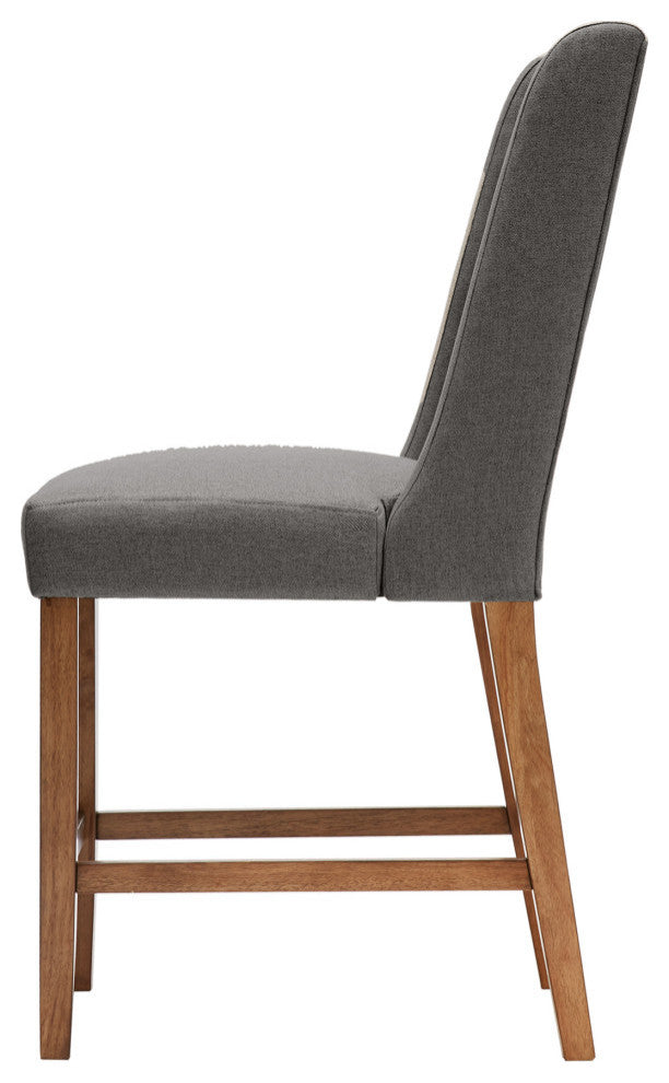 Madison Park Brody Dining Chairs Counter Stools, Gray, Counter Stool