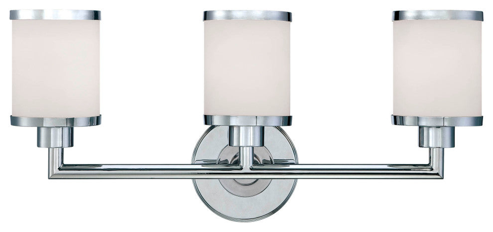 3 Light 23" Chrome Vanity Light