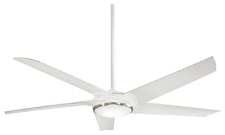 MinkaAire Raptor Raptor 60" 5 Blade LED Indoor Ceiling Fan - Flat White