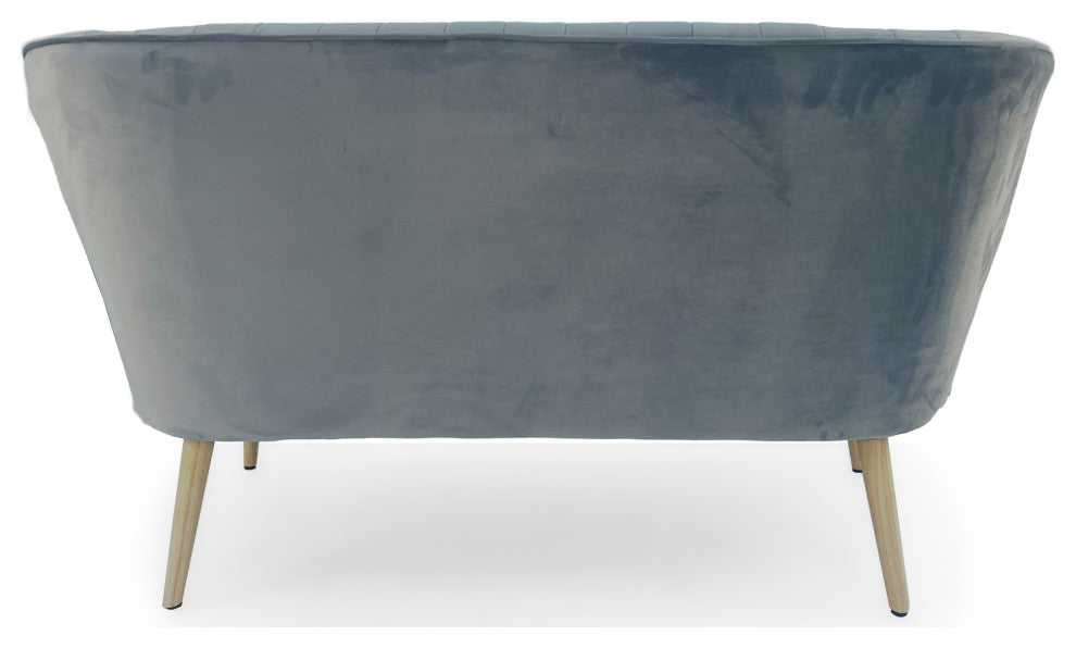 Blue Velvet Bench - Thumbnail 3