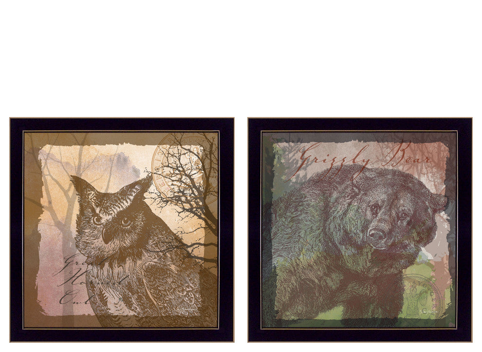 "Wildlife Collection" Collection By Barb Tourtillotte, Black Frame
