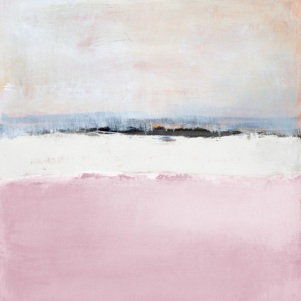 Pink Sea Abstract - 84 x 84 by Lanie Loreth