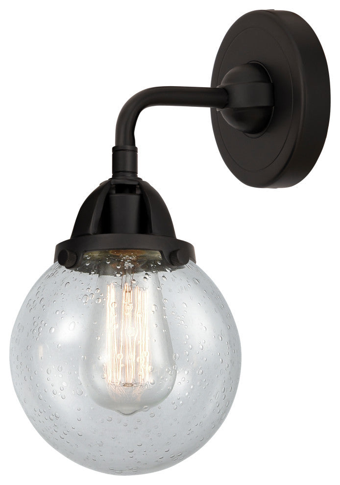 Beacon Sconce, Matte Black, Seedy, Seedy