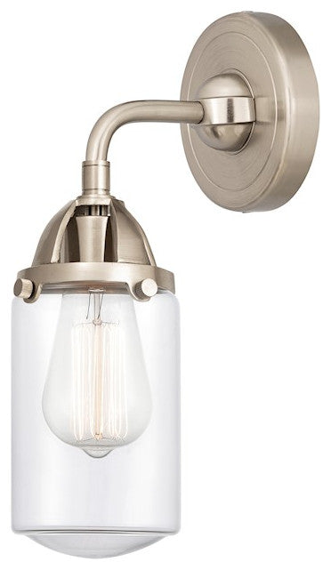 Innovations Lighting Dover 1 Light 4.5" Sconce, Brushed Satin Nickel
