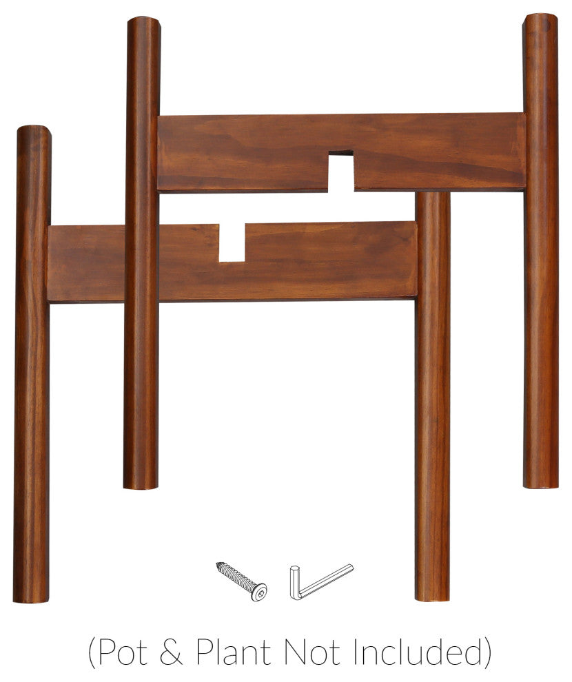 Wood Plant Display Stand, 12"