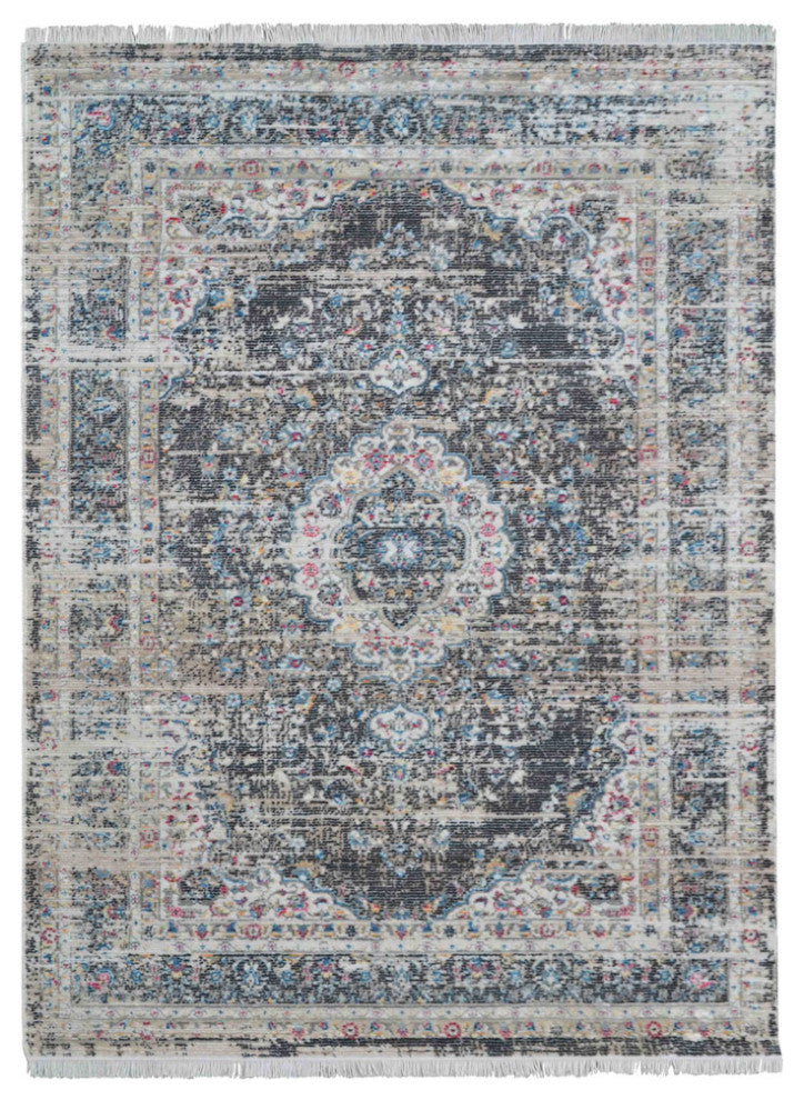 MACHINE MADE POLYESTER AREA RUGS  -Multicolor, Oriental ,Rugs for Living Room