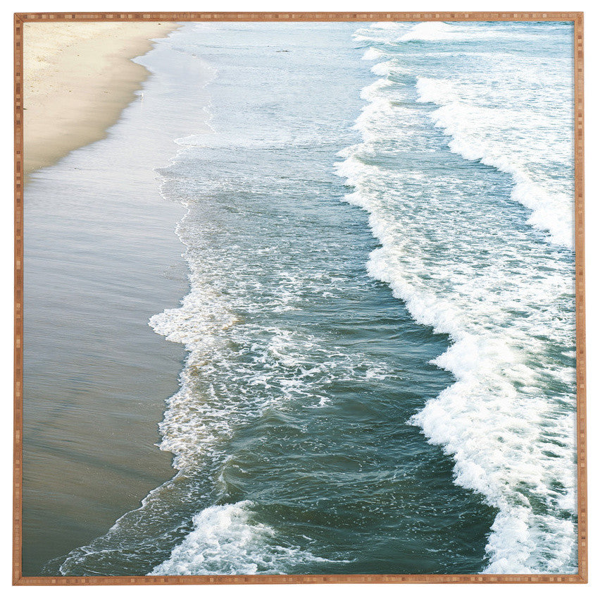 Deny Designs Bree Madden Shore Waves Framed Wall Art